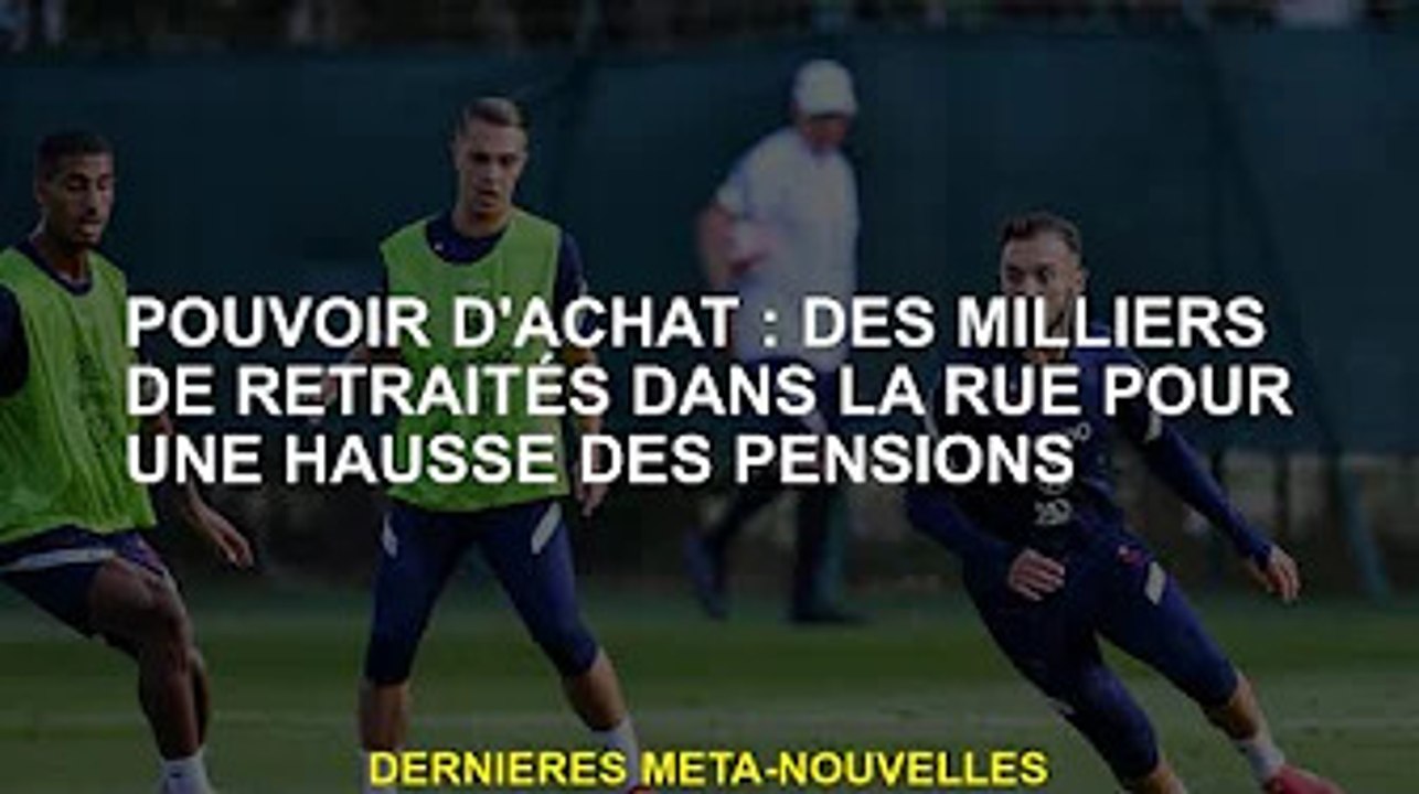 Pouvoir d'achat : Des milliers de retraités descendent dans la rue pour les retraites