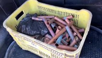 Polícia faz operação em ferros-velhos da Serra contra venda de fios de cobre