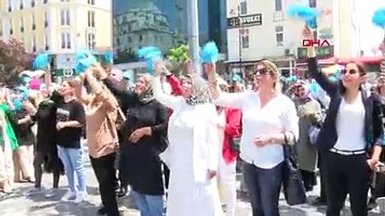 Tanju Özcan, protestoculara dans ederek karşılık verdi