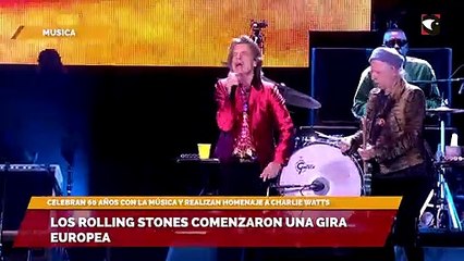 Los Rolling Stones comenzaron una gira europea