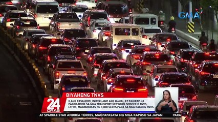 LTFRB, nakatanggap umano ng reklamo na umabot sa P1,000 ang priority fee ng isang Transport Network Company | 24 Oras