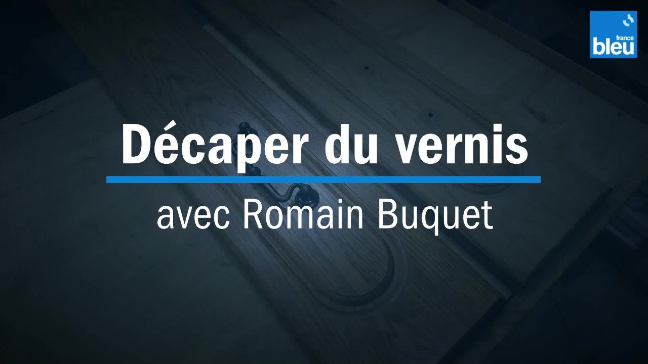 Décapage du vernis