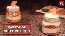 Vasitos de dulce de limón | Receta de postre fácil | Directo al Paladar México