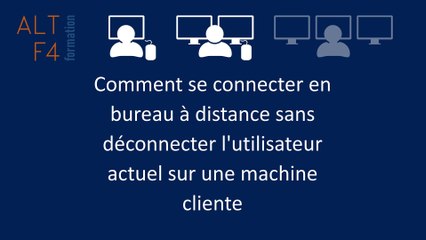 Le mode shadow du bureau à distance