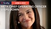 Meta chief operating officer Sheryl Sandberg steps down