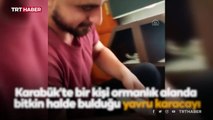 Ormanda bulduğu yavru karacayı biberonla besledi