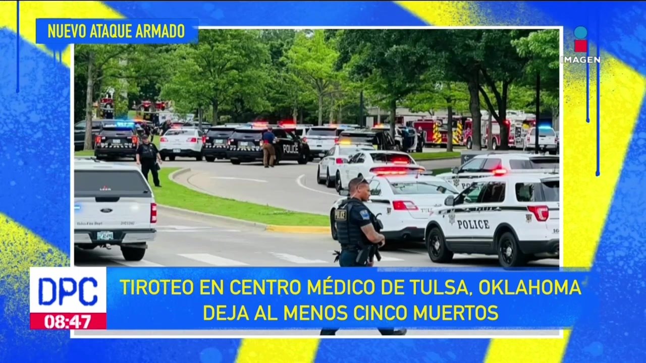 Tiroteo en Tulsa, Oklahoma, deja  5 muertos