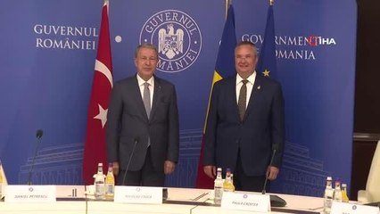 Milli Savunma Bakanı Akar, Romanya Başbakanı Nicolae Lonel Ciuca ile görüştü