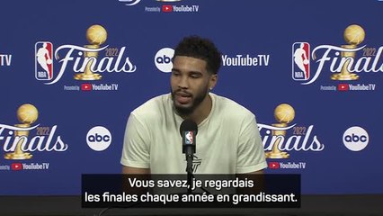 Celtics - Tatum : “Je regardais les finales chaque année en grandissant”