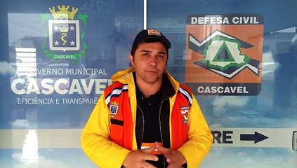 "O que mais preocupou foram dois deslizamentos de terra" relatou coordenador da Defesa Civil