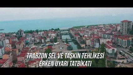 "Sel Taşkın Tehlikesi Erken Uyarı Tatbikatı" yapıldı