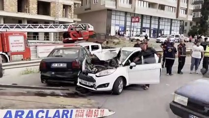İntihar girişimini izlemek isteyen sürücüler zincirleme kazaya sebep oldu
