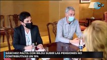 Sánchez pacta con Bildu subir las pensiones no contributivas un 15%