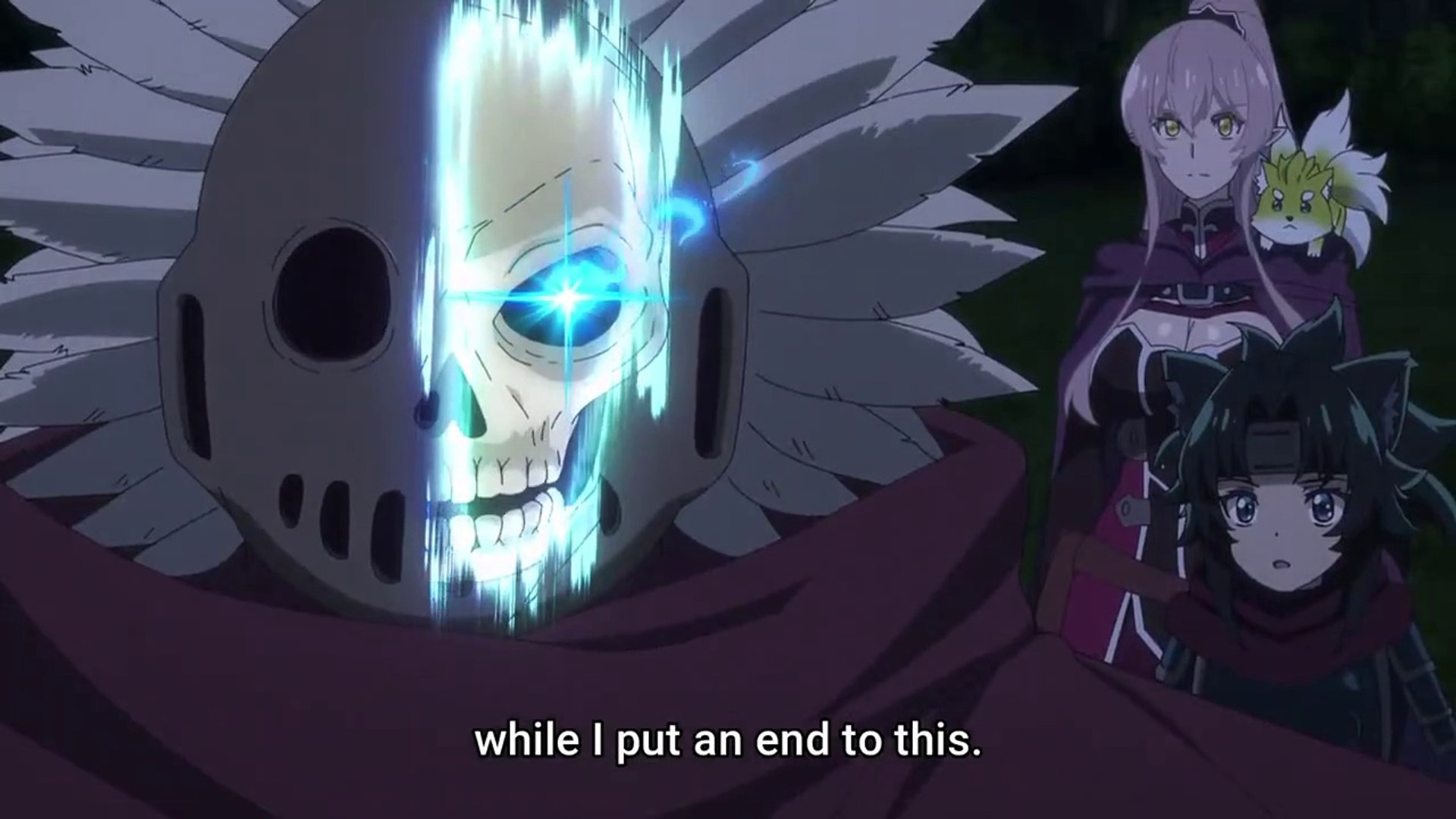 Skeleton Knight in Another World episode 4 (Dub) 