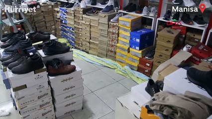 Sağanak yağış Kula'da hayatı olumsuz etkiledi 