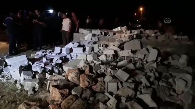 GAZİANTEP - İnşaat halindeki binanın duvarının çökmesi sonucu 2 çocuk hayatını kaybetti
