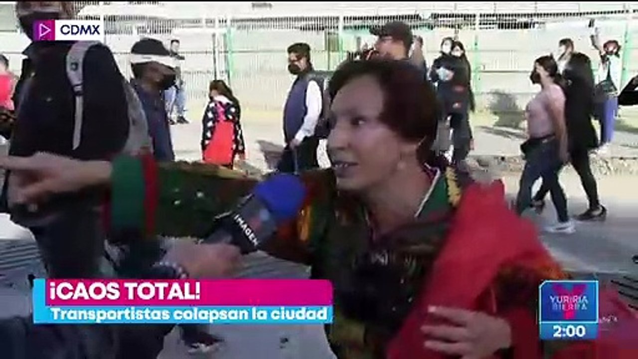 Transportistas colapsan la CDMX con bloqueos