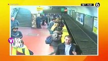 Mujer es arrojada a vías del metro; el hombre provocó el accidente tras desmayarse