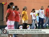 En Barinas celebran 8° aniversario de la Gran Misión Hogares de la Patria con exposición productiva
