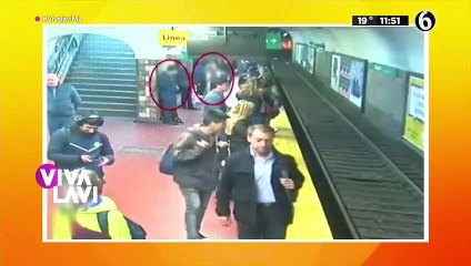 Mujer es arrojada a vías del metro; el hombre provocó el accidente tras desmayarse