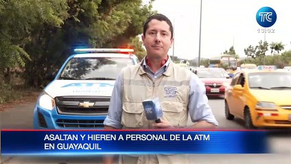 Delincuentes asaltaron e hirieron a personal de la Agencia de Tránsito Municipal