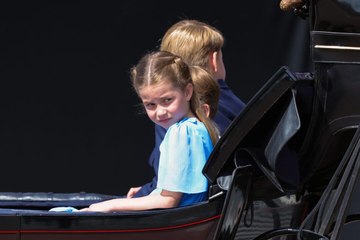 Princess Charlotte Had the Sassiest Sister Moment with Prince Louis at Trooping the Colour