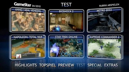 Video-Highlights 04/2010  - Die Highlights der GameStar-DVD