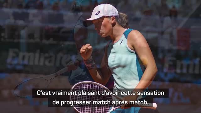 Roland-Garros - Swiatek : Vraiment fière des progrès réalisés dans mon jeu