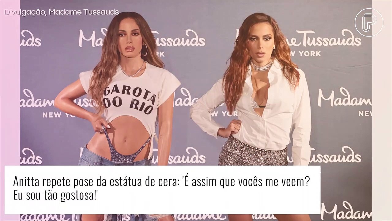 Anitta apresenta estátua de cera no Madame Tussauds: 'Agora entendo por que todo mundo quer me pegar'