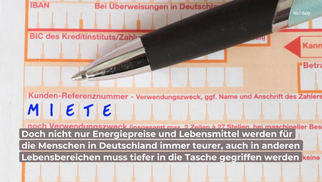 Inflation: Steigende Mieten erwartet