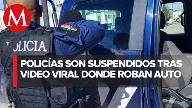 Suspenden policías en San Luis Potosí por presunto robo