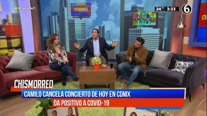 Camilo cancela concierto tras dar positivo a covid-19
