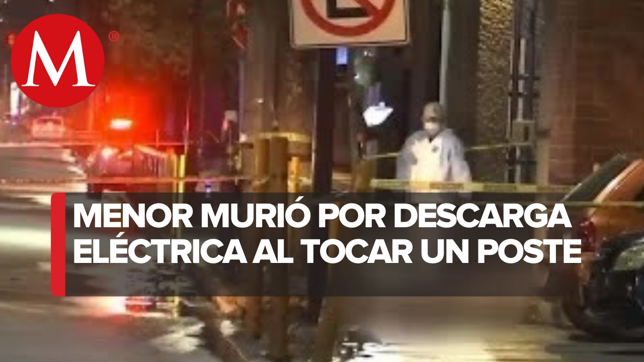 Menor muere al recibir una descarga eléctrica tras recargarse en un semáforo