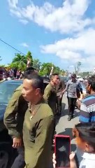 Viral dorongdorongan paspampres saat kawal pak jokowi  sumbatimur_