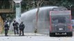 Encapuchados atravesaron buses de servicio público durante revuelta en Universidad de Antioquia