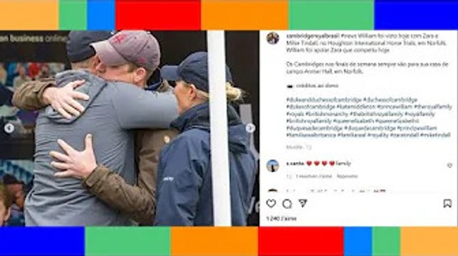 Prince William cette démonstration d'affection inattendue en plein concours hippique