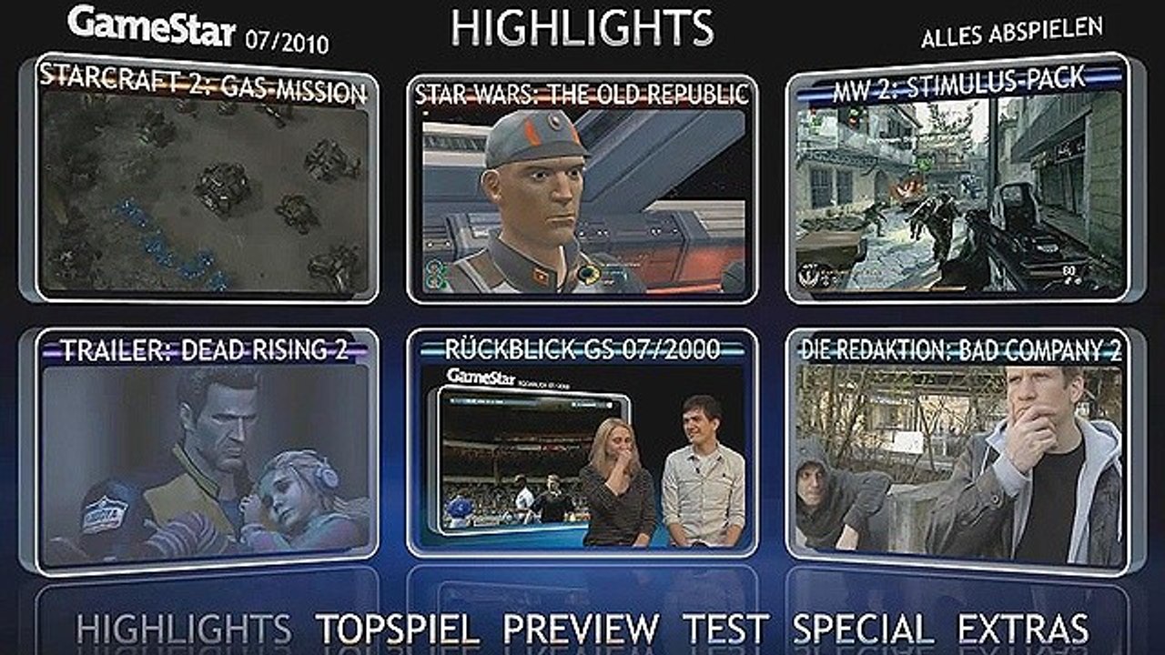 Video-Highlights 07/2010 - Die Highlights der GameStar-DVD