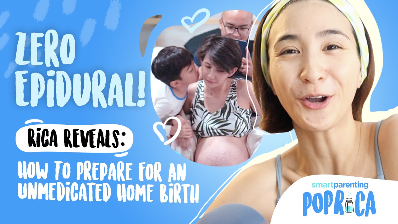 Natural Birth, No Epidural? Rica Shares Unmedicated Home Birth | Smart Parenting Poprica | Episode 5