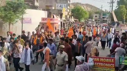 bhilwara news :13 अखाड़ों ने किया शौर्य प्रदर्शन