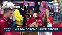 Warga Borong Migor Subsidi