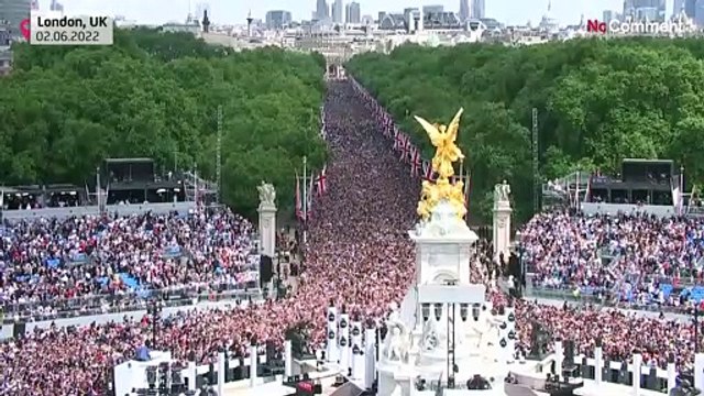 Festivités à Londres pour le jubilé de platine d’Élisabeth II