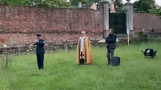 The beacon lighting in Uffington, Lincolnshire - 1