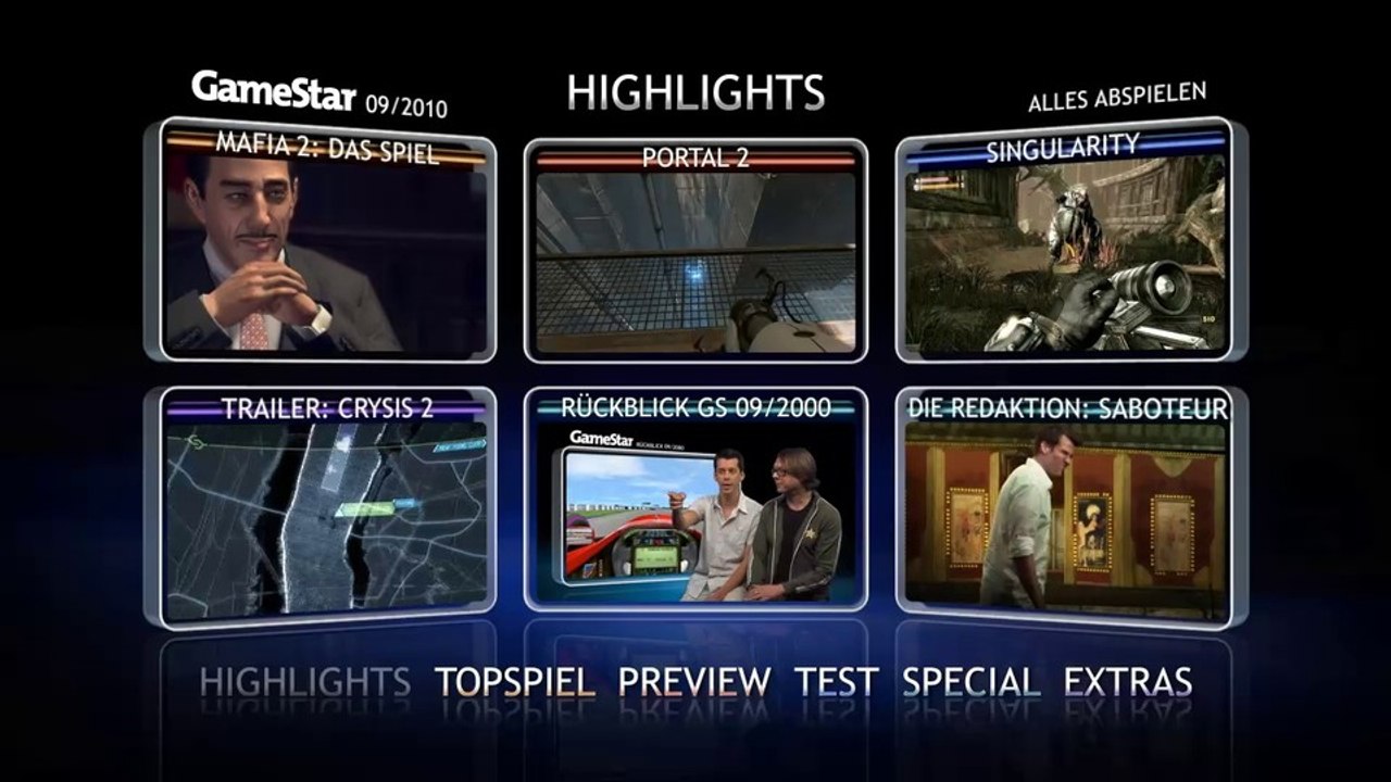 Video-Highlights 09/2010 - Die Highlights der GameStar-DVD