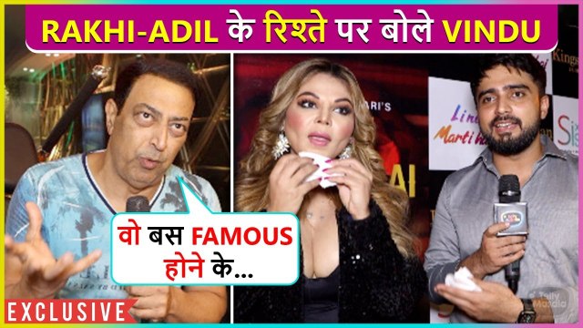 Vindu Dara Singh Most EPIC REACTION Rakhi Sawant & Adil Khan Durrani's Love Affair