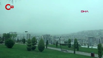 Şanlıurfa'da toz bulutu etkili oldu