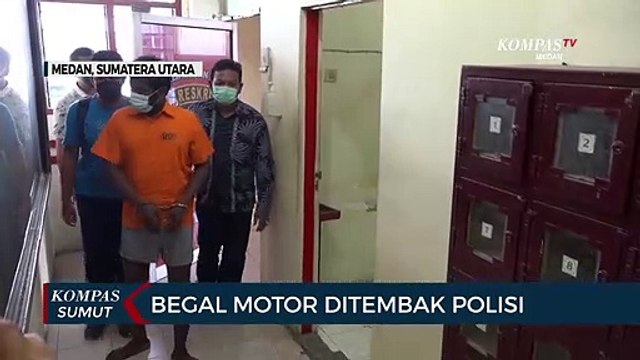 Seorang Begal di Medan Ditembak Polisi