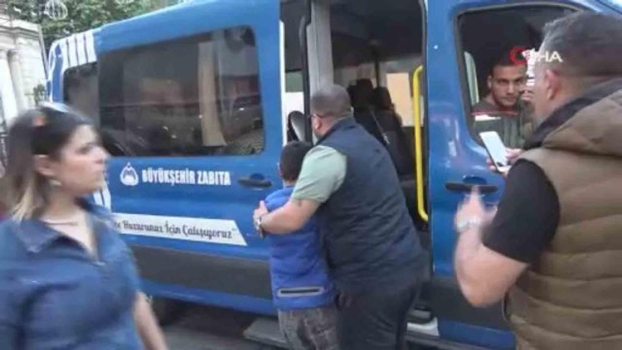 Taksim'de dilenci operasyonu: 4'ü çocuk 9 dilenci yakalandı