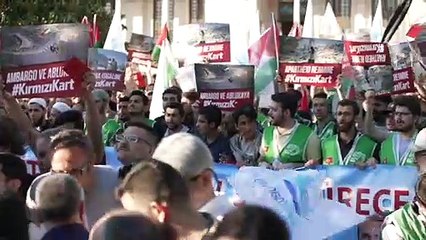 Mavi Marmara’nın 12. yıldönümünde binler yürüdü