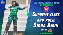 Supreme class and poise | Sidra Amin Century | Pakistan Women vs Sri Lanka Women | 2nd ODI 2022 | PCB | MA2T