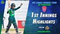 1st Innings Highlights | Pakistan Women vs Sri Lanka Women | 2nd ODI 2022 | PCB | MA2T